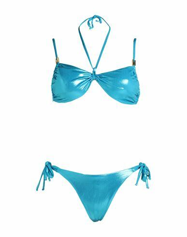 Moschino Woman Bikini Turquoise Polyamide, Elastane Cover