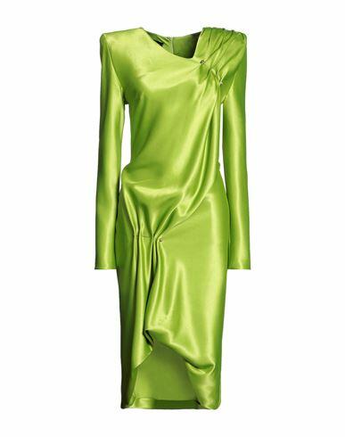 Les Bourdelles Des Garçons Woman Midi dress Acid green Polyester Cover