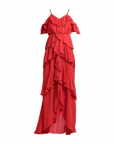 Cristinaeffe Woman Maxi dress Red Polyester Cover