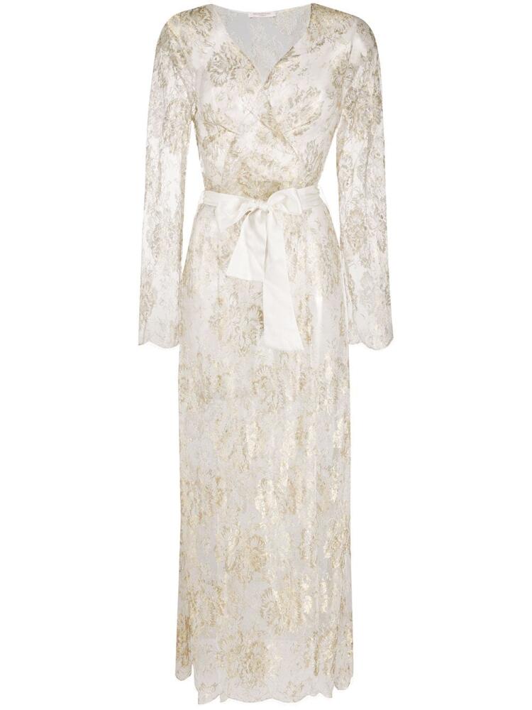 Gilda & Pearl sheer Reverie dressing gown - White Cover