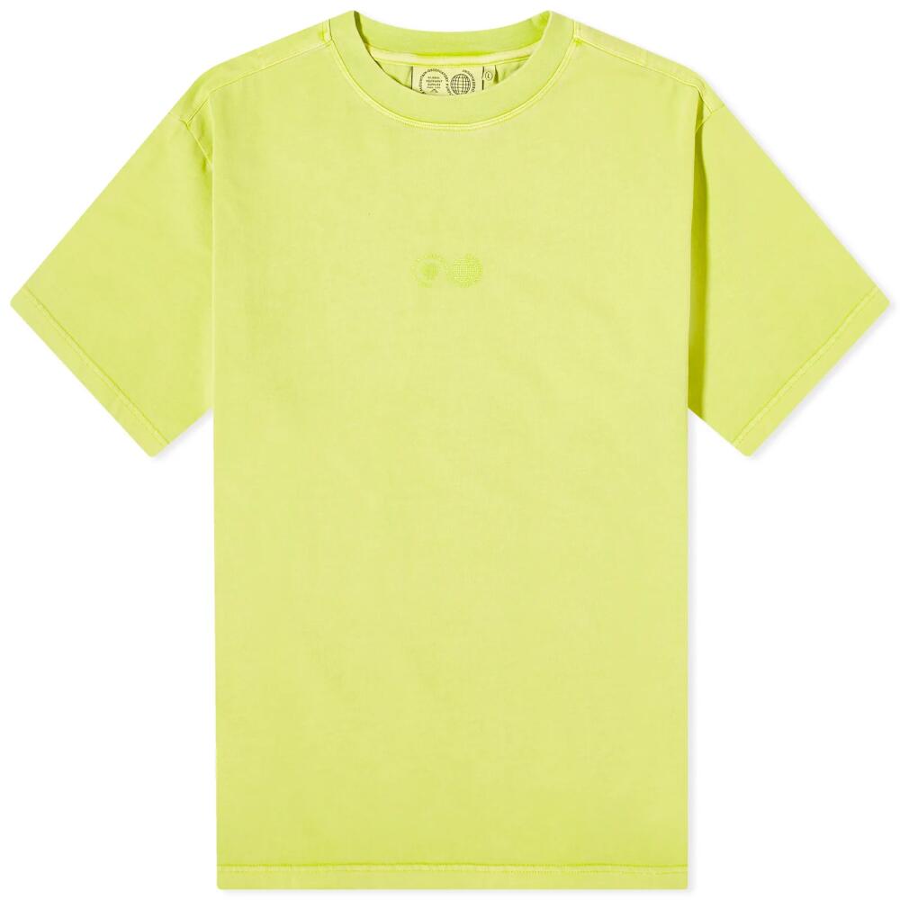 Purple Mountain Observatory Men's Garment Dyed T-Shirt in Lime Cover