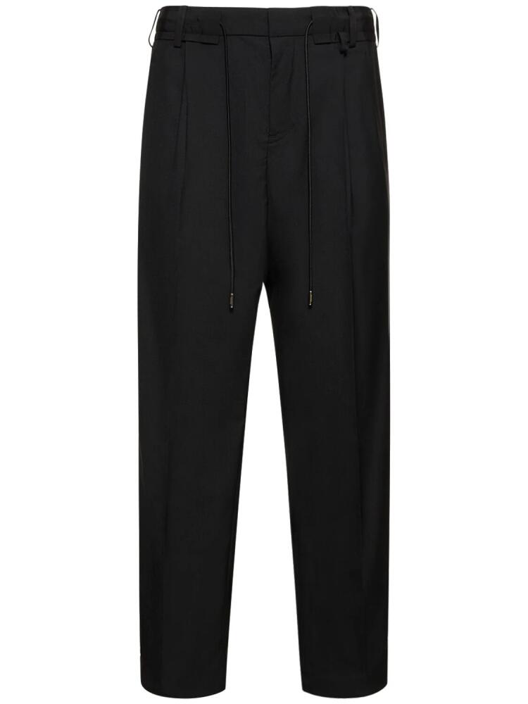 SACAI Tailored Wool Blend Pants Cover