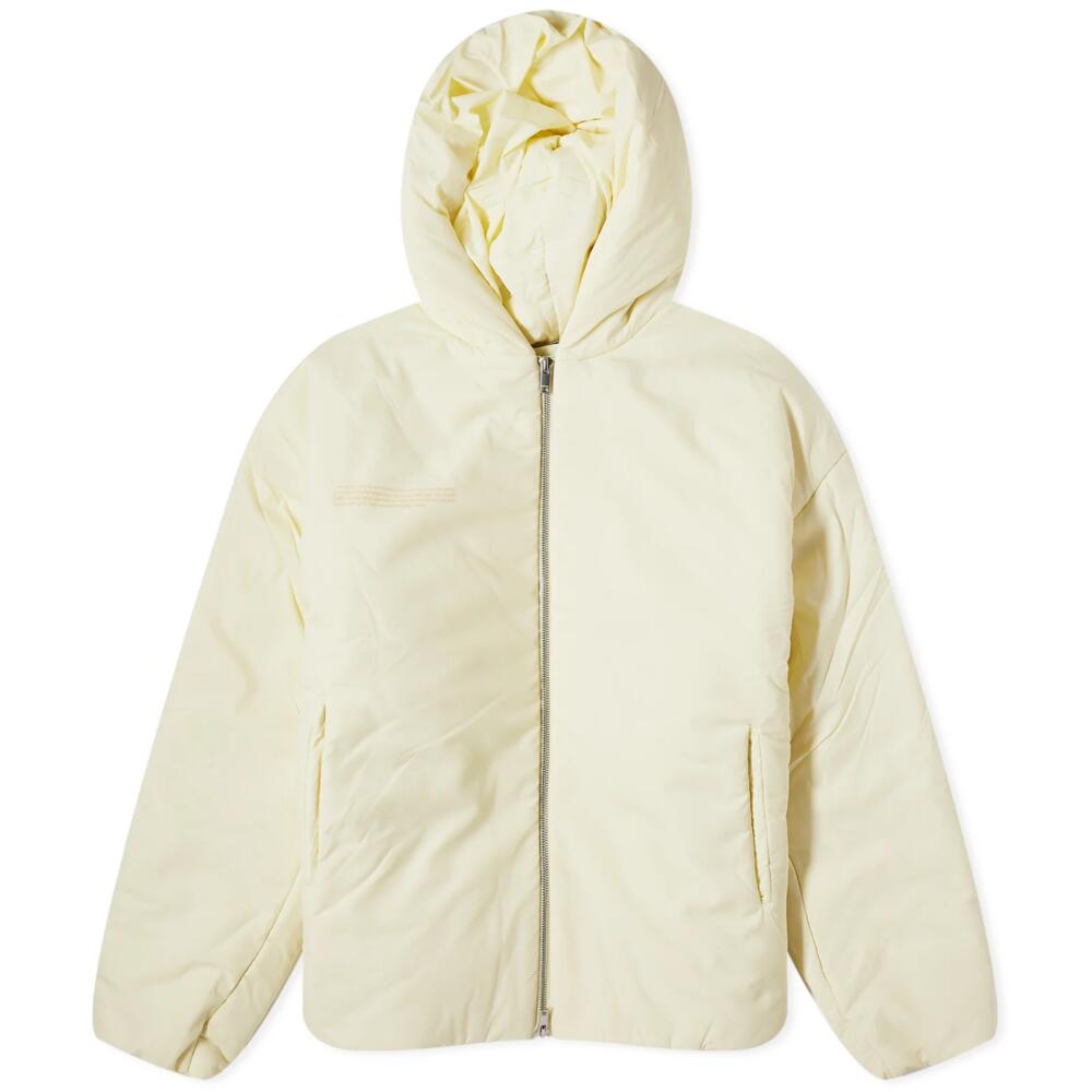 Pangaia FLWRDWN Midweight Bomber Jacket in Rind Yellow Cover