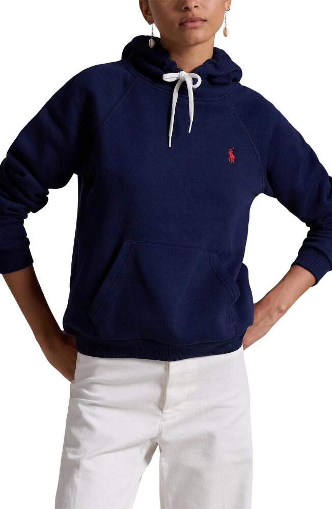 Polo Ralph Lauren Arctic Shrunken Fit Fleece Hoodie in Cruise Navy Cover