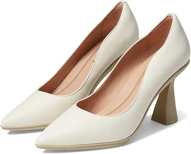 Cole Haan Grand Ambition York Pump 85 mm (Ivory Leather) Women's Shoes Cover