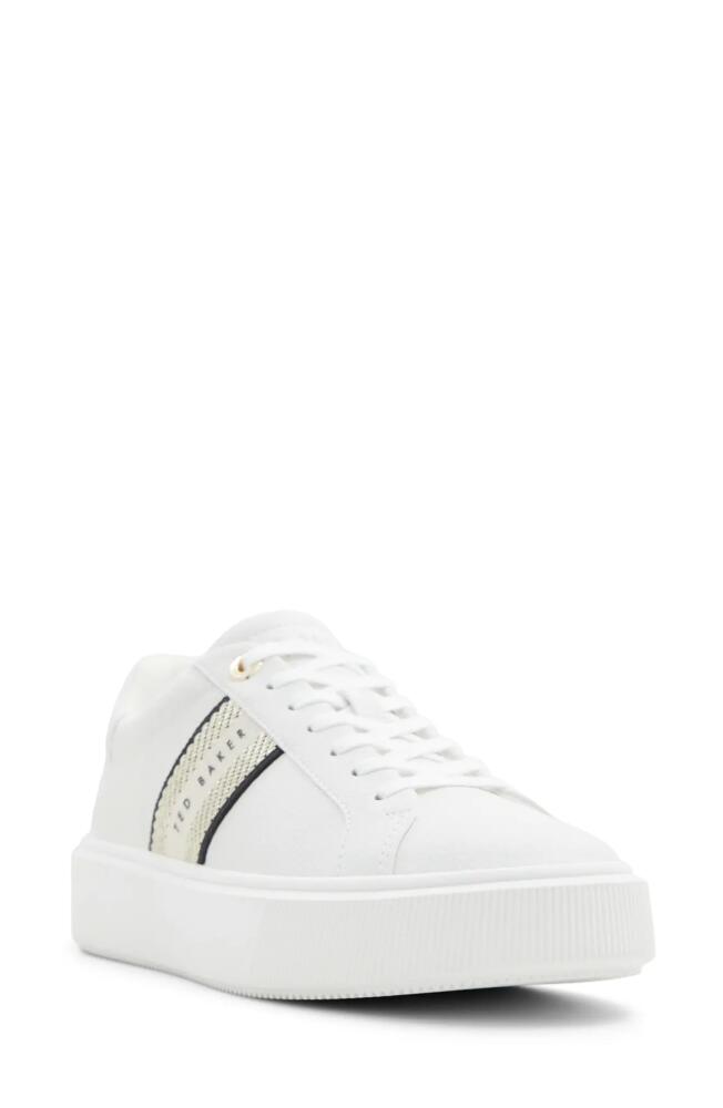 Ted Baker London Lornie Platform Sneaker in Gold Cover