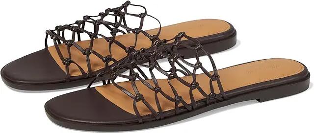 Madewell Taryn Knotted Slide (Chocolate Raisin) Women's Sandals Cover