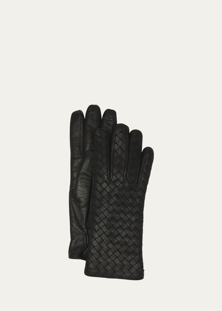 Bottega Veneta Woven Nappa Leather Gloves Cover