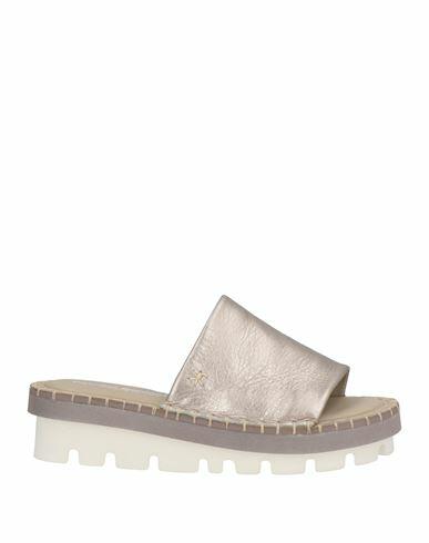 Patrizia Bonfanti Woman Sandals Dove grey Soft Leather Cover