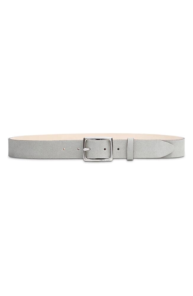 rag & bone Boyfriend Belt in Cemento Suede Cover