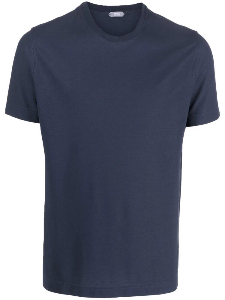 Zanone round-neck T-shirt - Blue Cover