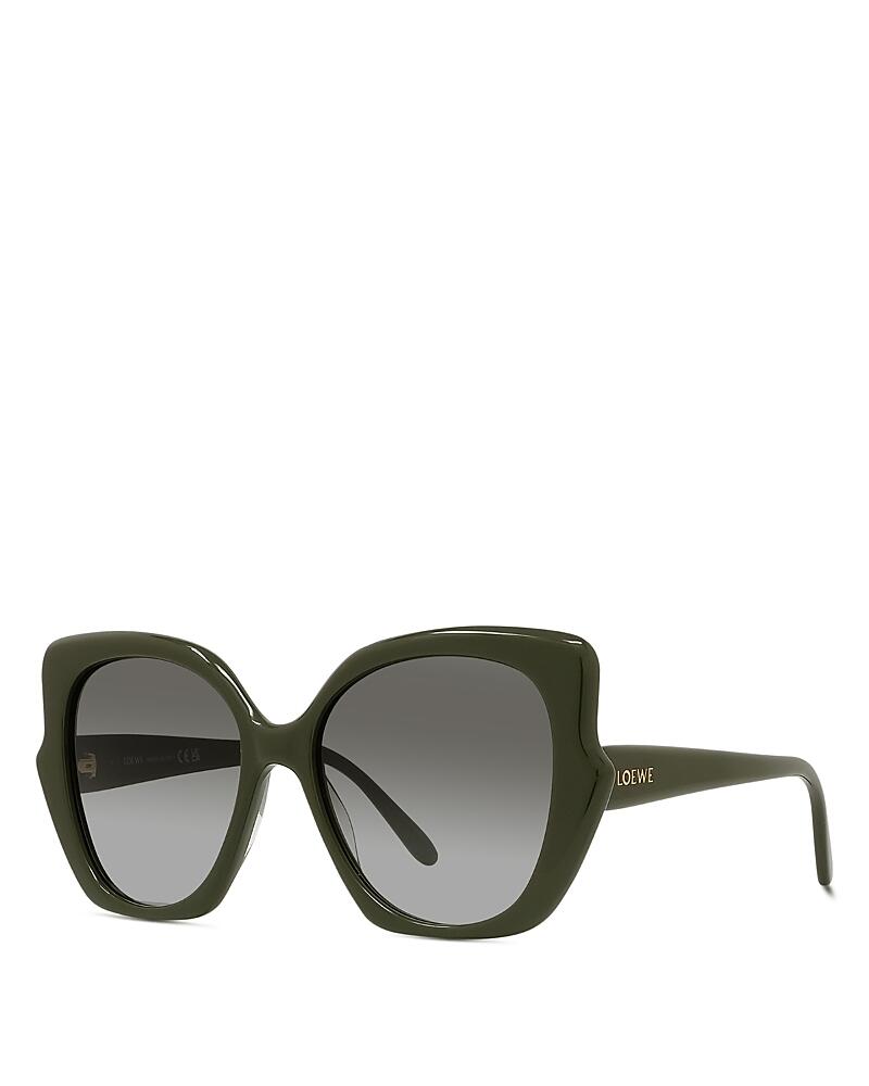 Loewe Thin Geometric Sunglasses, 54mm Cover