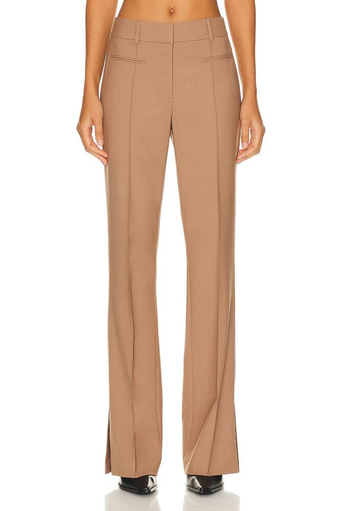 Helmut Lang Vent Bootcut Pant in Brown Cover