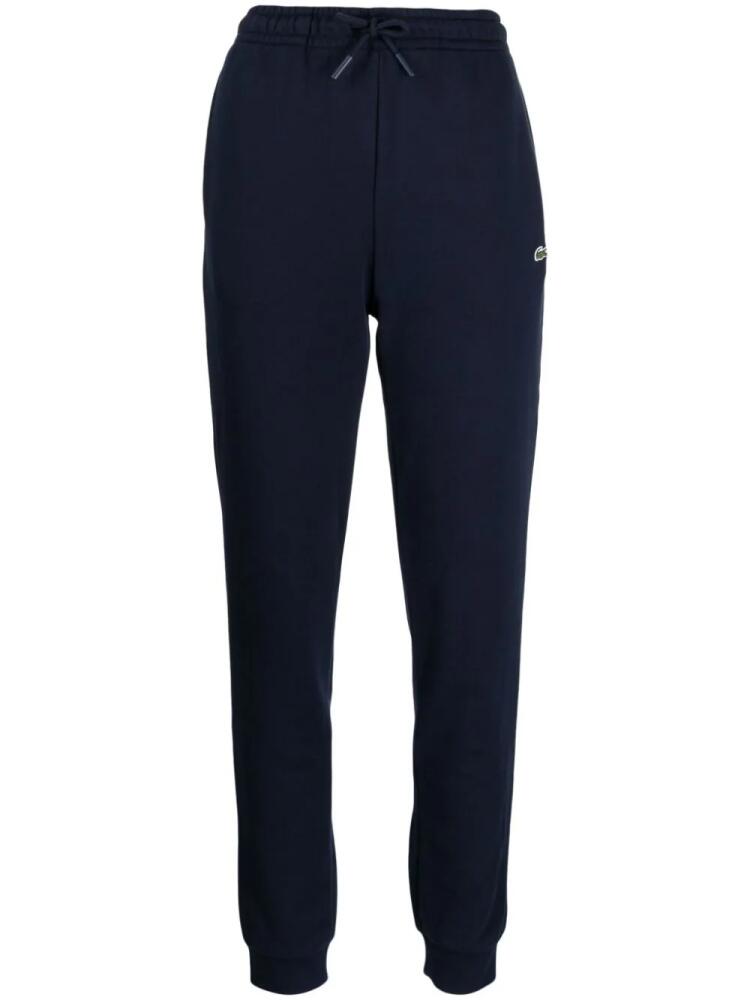 Lacoste high-waist cotton track pant - Blue Cover