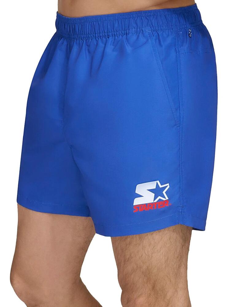 Starter Men's Logo Volleyball Shorts - Royal Blue Cover