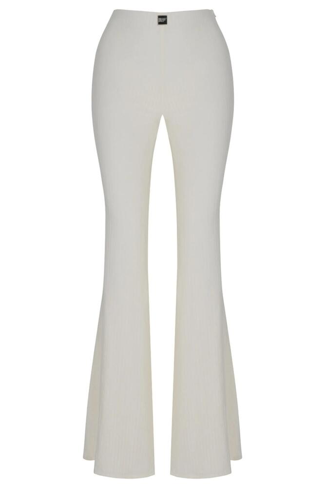 Nocturne High-Waisted Flare Pants in Ivory Cover