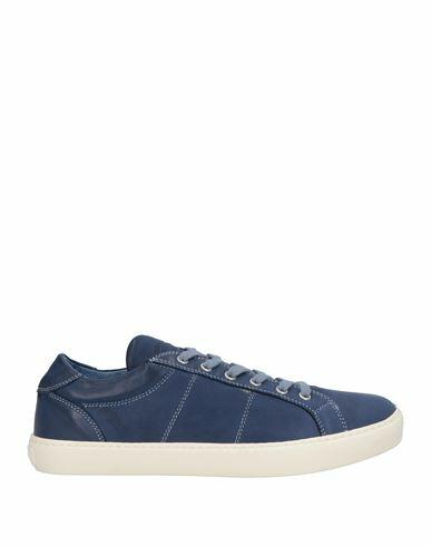 Pantofola D'oro Man Sneakers Navy blue Soft Leather Cover