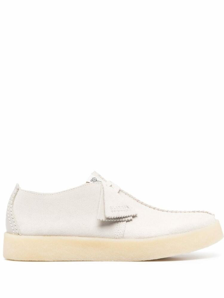 Clarks suede lace-up shoes - Neutrals Cover