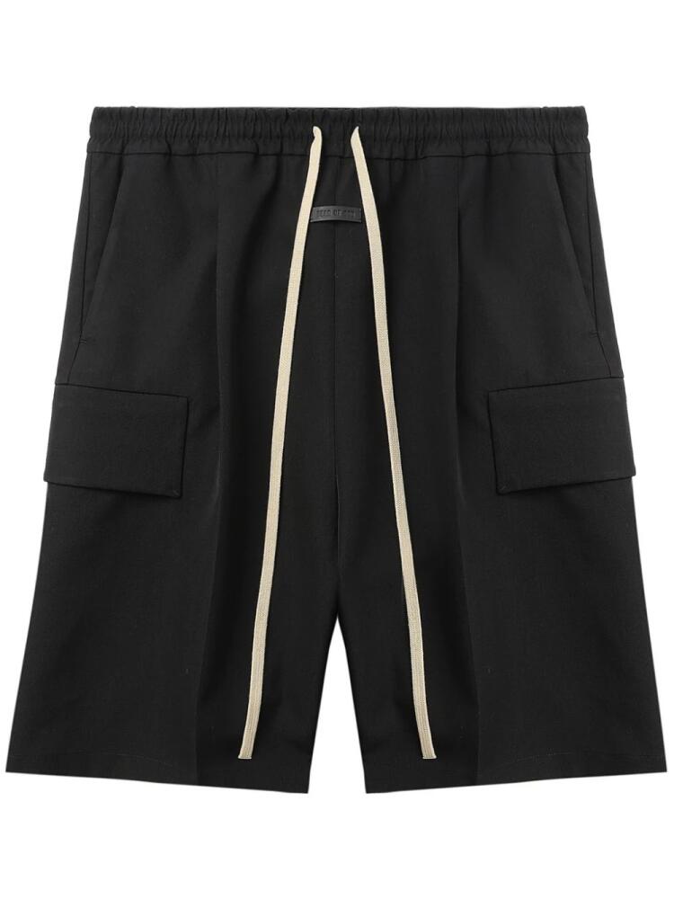 Fear Of God wool-cotton blend cargo shorts - Black Cover