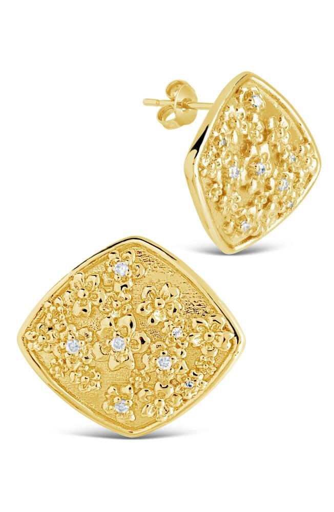 Sterling Forever Ophelia Stud Earrings in Gold Cover