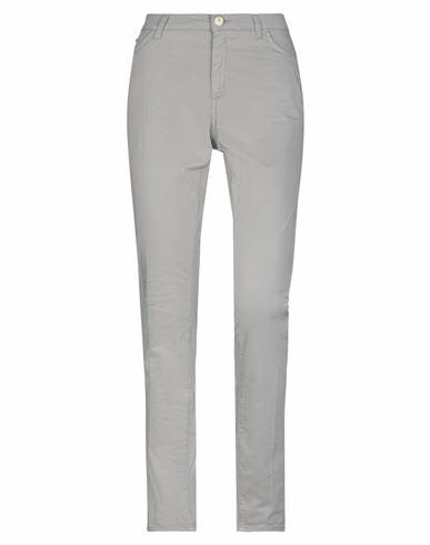 Trussardi Jeans Woman Pants Light grey Cotton, Elastane Cover