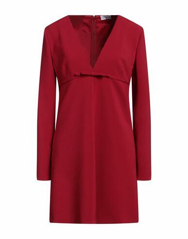 Red Valentino Woman Mini dress Red Polyester, Elastane Cover