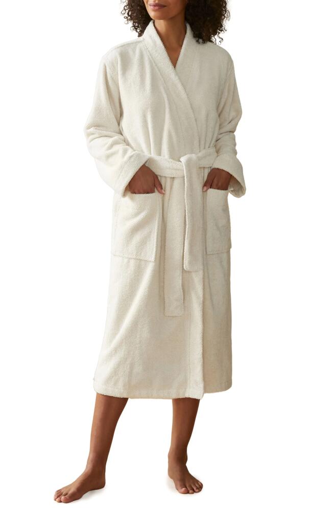 Coyuchi Gender Inclusive Air Weight™ Organic Cotton Robe in Undyed Cover