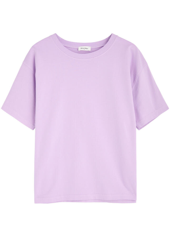 American Vintage Fizvalley Cotton T-shirt - Lilac Cover