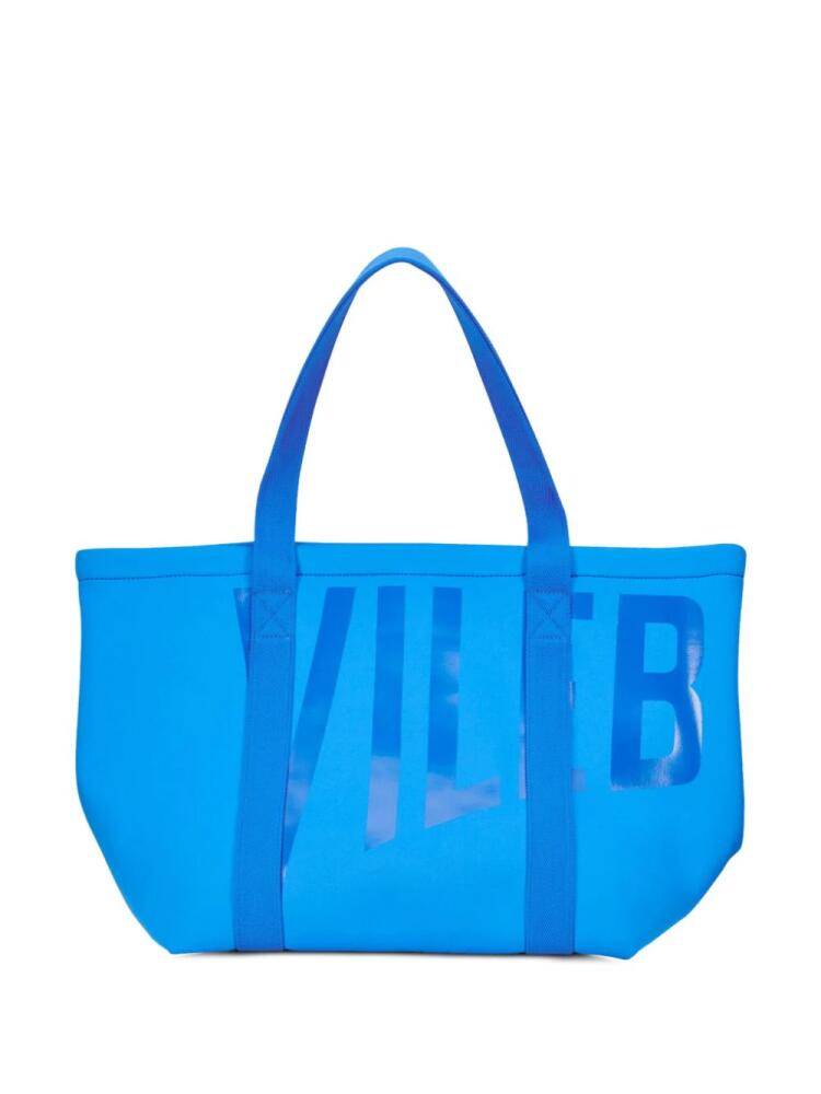 Vilebrequin Bagsib logo-print tote bag - Blue Cover