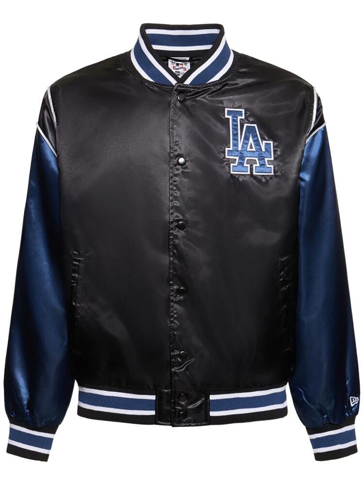 NEW ERA Mlb La Dodgers Satin Varsity Jacket Cover