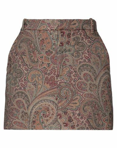 Etro Woman Shorts & Bermuda Shorts Beige Wool, Silk, Polyamide Cover