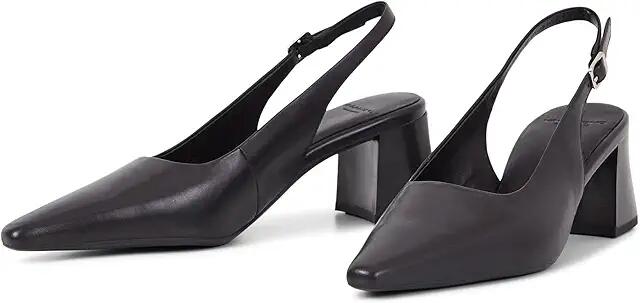 Vagabond Shoemakers Altea Leather Slingback Pump (Black) High Heels Cover