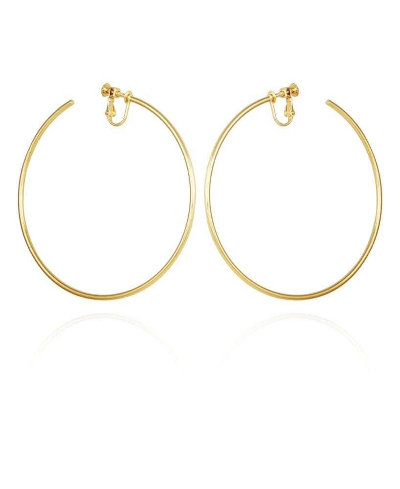 Vince Camuto Gold-Tone Xl Clip-On Open Hoop Earrings - Gold-Tone Cover