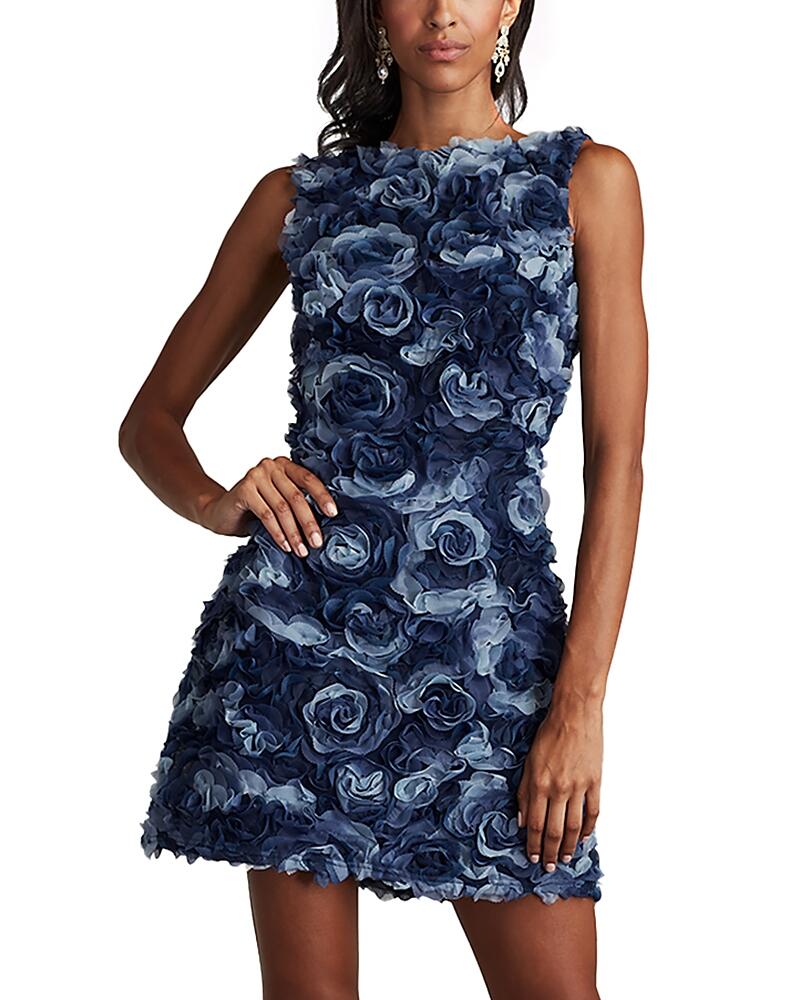 Tadashi Shoji Sleeveless 3D Floral Dress Cover