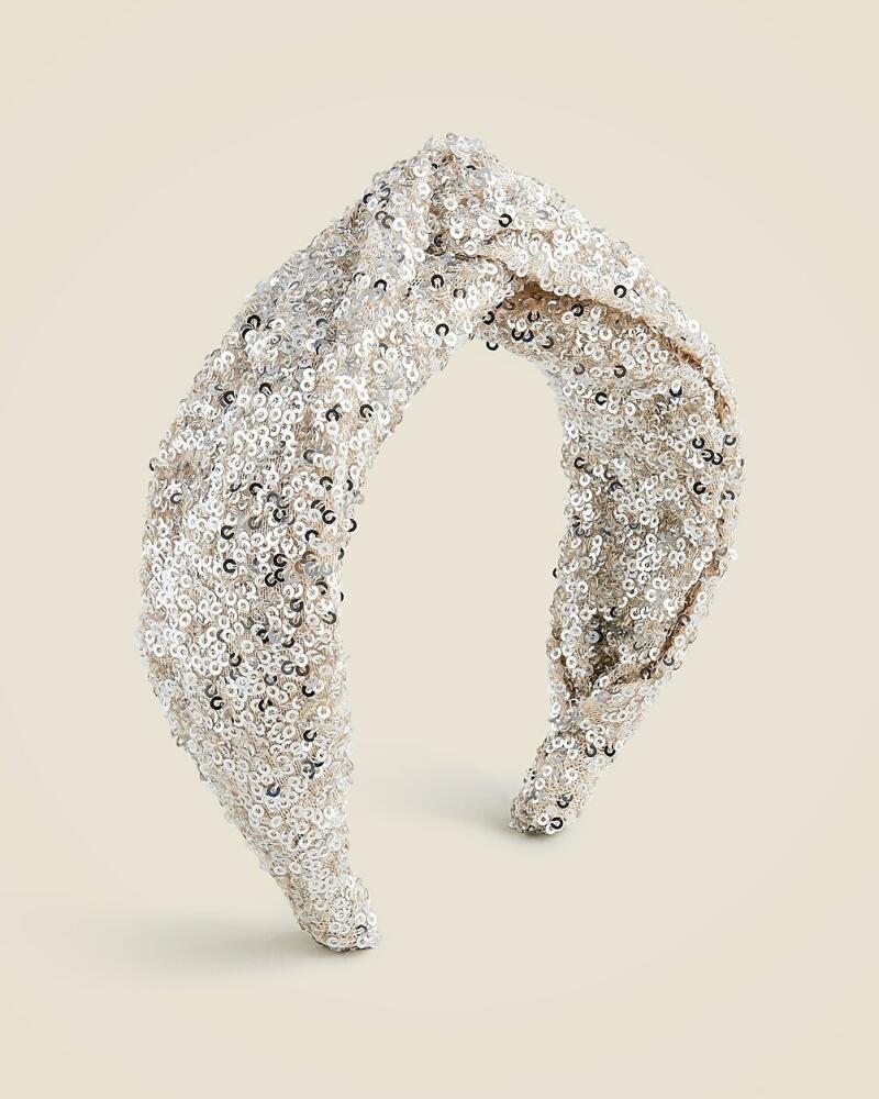 J.Crew Girls' knot headband in sequins Cover