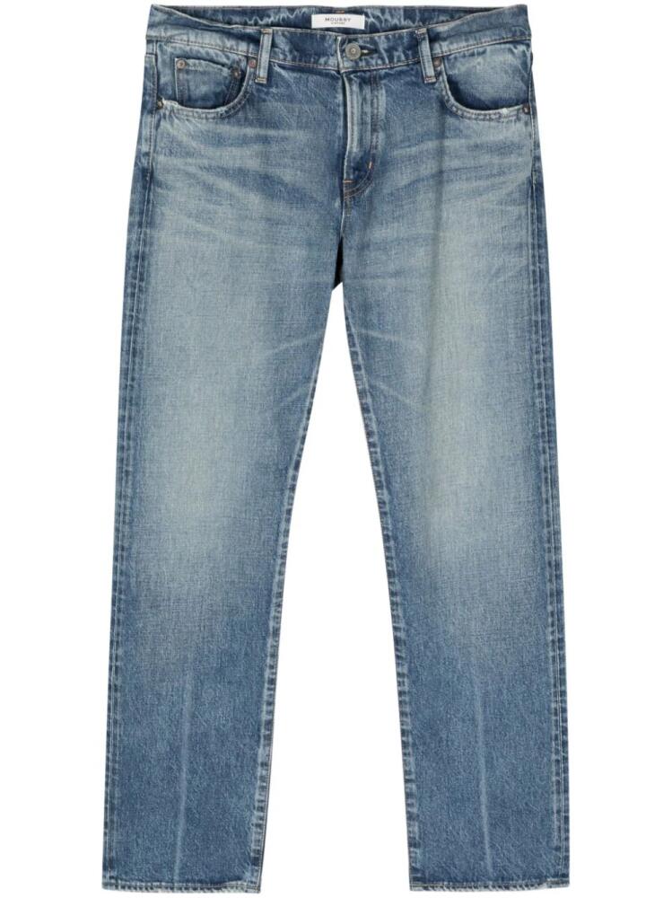 Moussy Vintage low-rise straight-leg jeans - Blue Cover