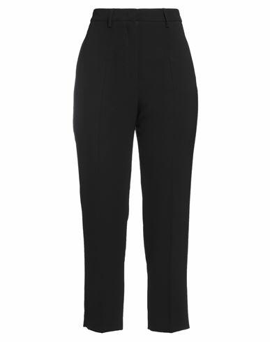 Rue Du Bac Woman Pants Black Polyester, Elastane Cover