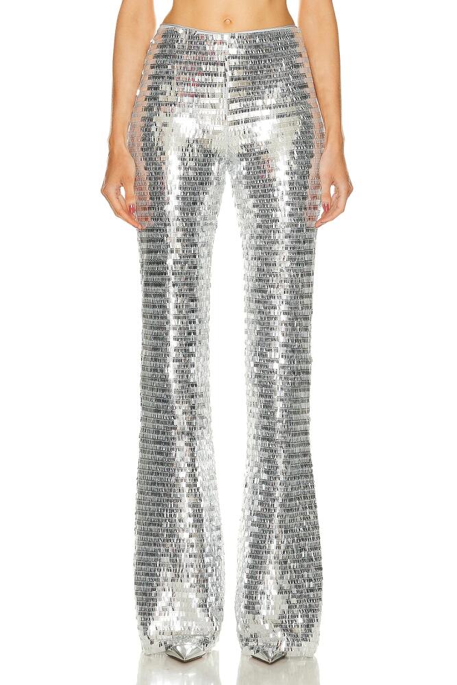 Simon Miller Sequin Robo Pant in Metallic Silver Cover