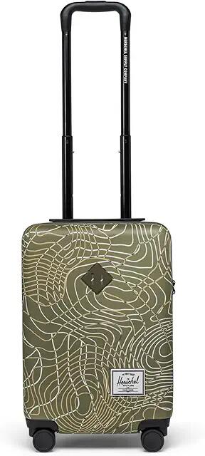 Herschel Supply Co. Herschel Heritage Hardshell Carry On Luggage (Ivy Green Topography) Luggage Cover