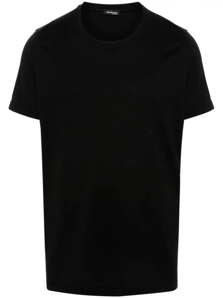 Kiton round-neck T-shirt - Black Cover