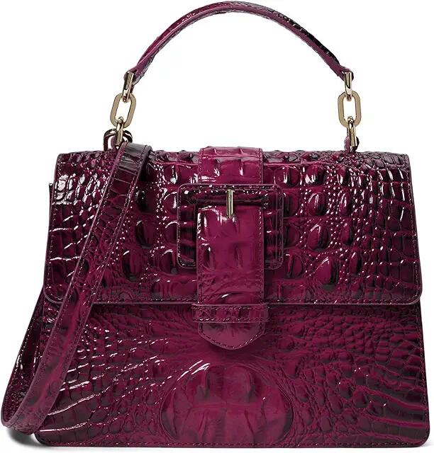 Brahmin Small Hallie Sugar plum Melbourne (Sugar Plum) Cross Body Handbags Cover