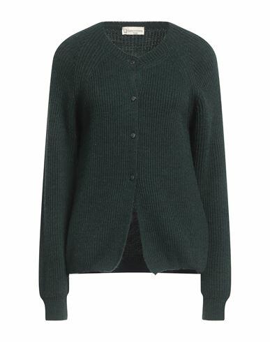 Cashmere Company Woman Cardigan Dark green Acrylic, Wool, Polyamide, Alpaca wool Cover