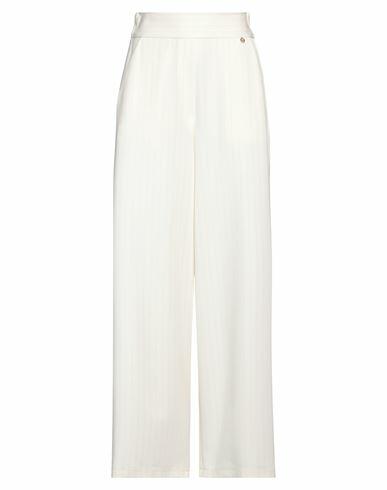 Le Sarte Del Sole Woman Pants Ivory Polyester, Viscose, Metal, Elastane Cover