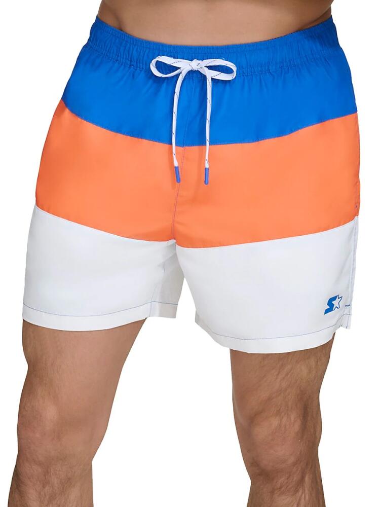 Men's Starter Colorblocked Volleyball Shorts - Blue Cover