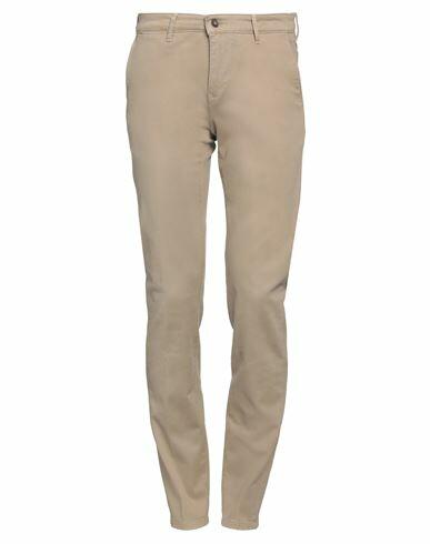 0/zero Construction Man Pants Beige Cotton, Elastane Cover