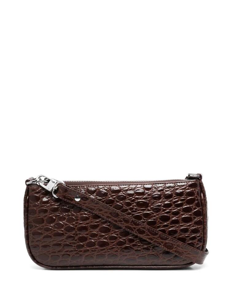 BY FAR crocodile-effect bag - Brown Cover