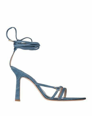 Sebastian Milano Woman Sandals Blue Textile fibers Cover