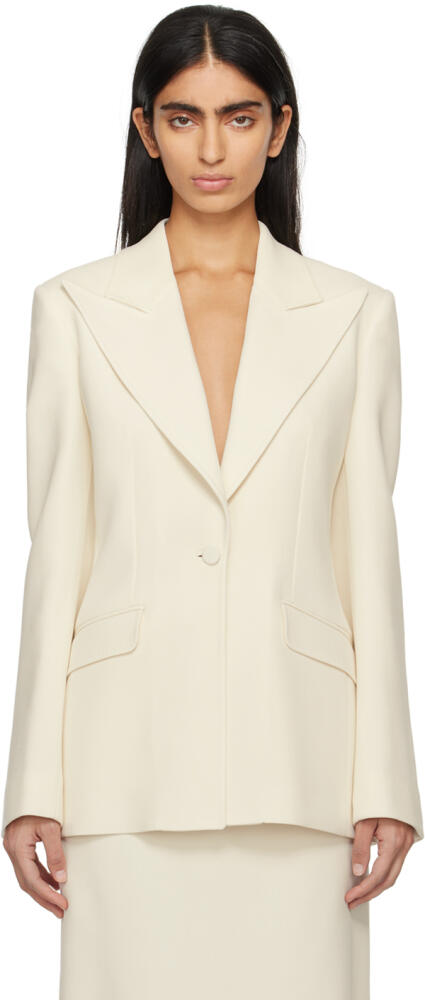 Gabriela Hearst Off-White Leiva Blazer Cover