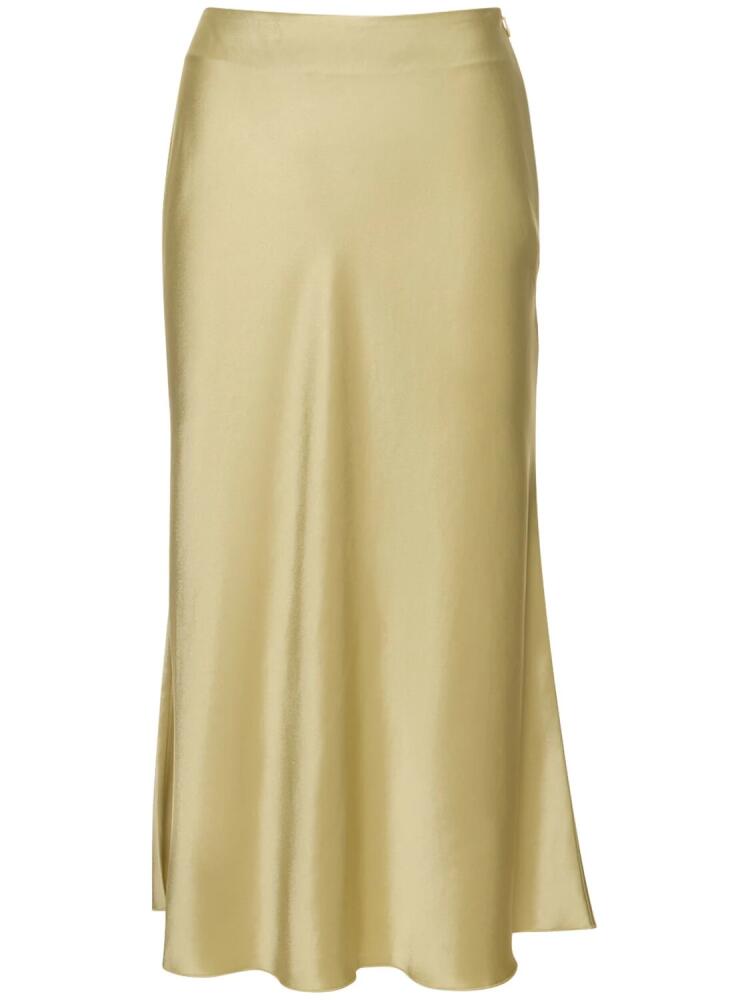 NANUSHKA Razi Satin Midi Skirt Cover