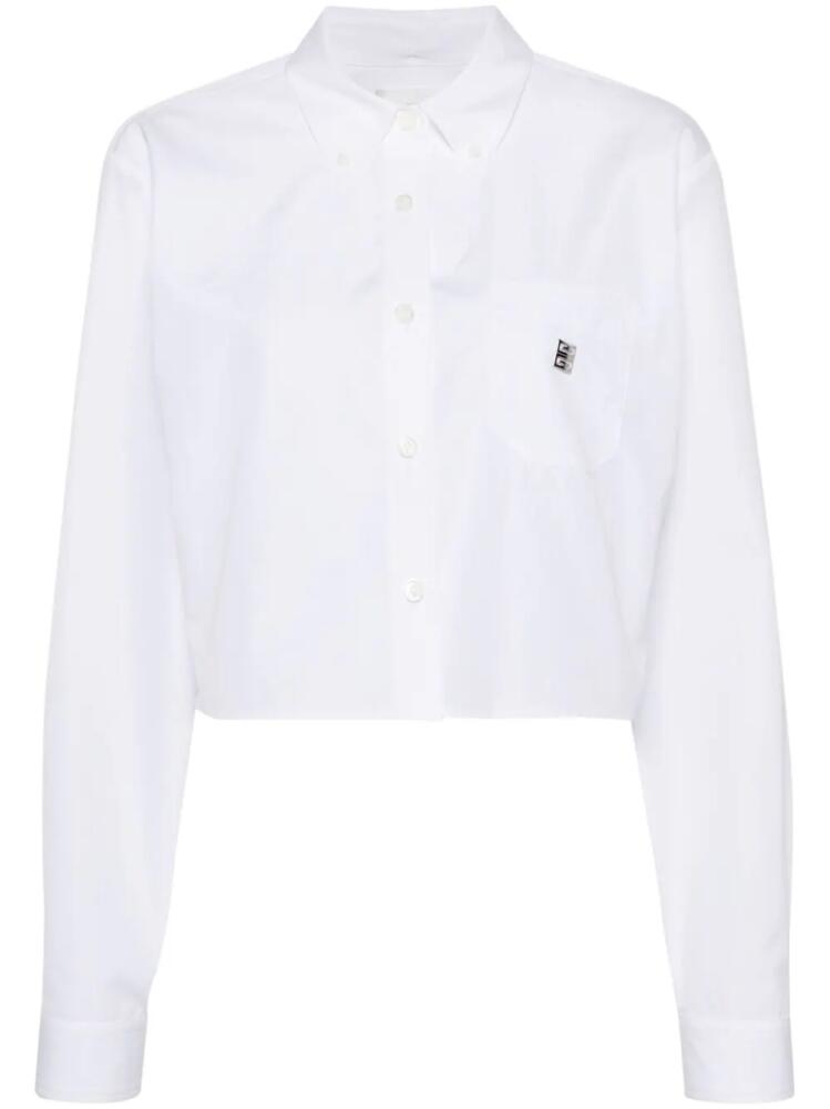 Givenchy logo-plaque shirt - White Cover